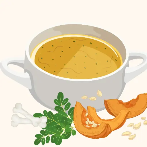 Momo's mutton Bone Broth with Moringa & Pumpkin (200 ml)