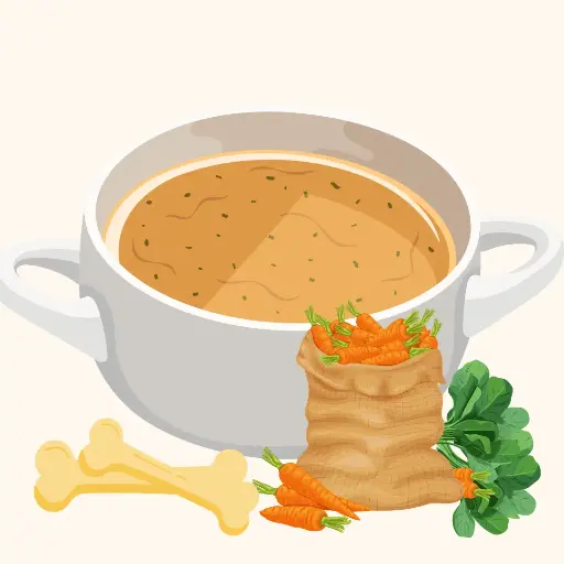 Chicken Bone Broth with Palak & Carrot (200 ml)